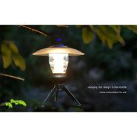 Linterna de Camping con trípode, luz LED recargable regulable, portátil, pequeña, cálida - details 4