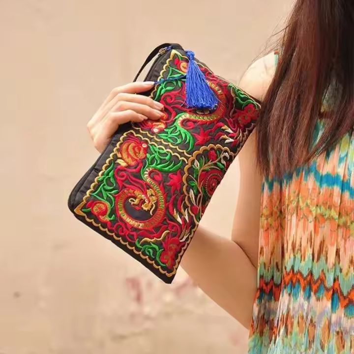 Originals Originals Originals Cartera de lujo para mujer y bolso vintage con diseño de teléfono y tarjetero - 1
