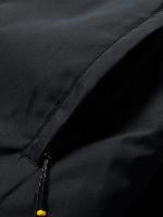 Chaqueta Abrigo de Moda para Hombres Cálida y Amplia de Talla Grande Estilo Casual Color Puro - details 11