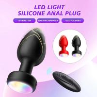 Vibrador Anal LED con Control Remoto Inalámbrico Masajeador Prostatico para Hombres y Mujeres - details 0