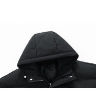 Chaqueta de Invierno para Hombre, con Capucha, Abrigada, Nueva Moda, Cortavientos, Cómoda, Informal, para Exteriores, Simple, Holgada y Gruesa - details 6