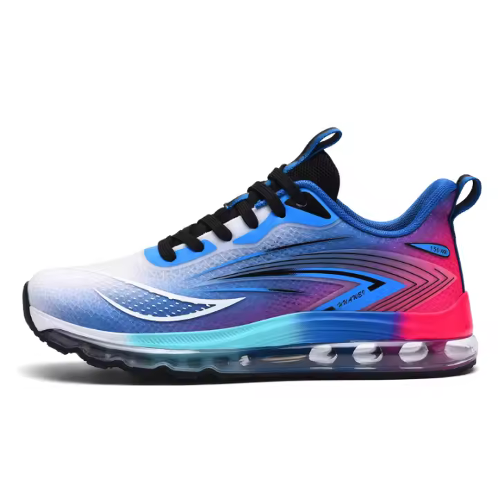 Nueva primavera y verano de los hombres de malla zapatos deportivos cojín de aire extra grande tamaño deportes resistente al desgaste casual moda versátil - 1