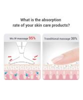 Herramienta de masaje facial con luz roja, masajeador facial para el cuidado de la piel con LED calentado y tensores de vibración y rejuvenecimiento para rostro y cuello - details 6