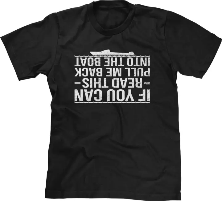 Camiseta para hombre If You Can Read This Pull Me Back in - 1