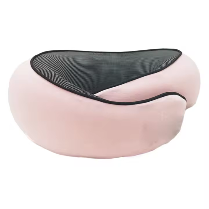 Almohada de viaje de espuma viscoelástica, cojín de apoyo para la barbilla con soporte para la cabeza de 360 ​​grados, almohada de viaje para el cuello para el hogar, aviones y coche - 1