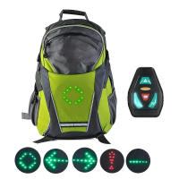 Mochila de Ciclismo LED Reflectante Señal de Giro Direccional Recargable por USB - details 0