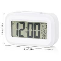 Reloj despertador Digital LED para el hogar y la Oficina, dispositivo electrónico de escritorio con pantalla, retroiluminación - details 4