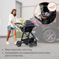 coche para bebés 40-87 cm i-Size puntos protección lateral Portabebés, Orientación trasera cinturón de seguridad de 3 - details 5