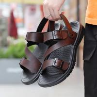 Sandalias de verano para hombre, zapatillas deportivas informales para exteriores, zapatos romanos transpirables antideslizantes de, chanclas de playa, calzado para jardín - details 3