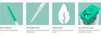 Limpiador de cepillo Interdental de menta, limpiador de hilo Dental, limpiador de hilo Dental, cepillo interespacial de salud bucal único, eliminación de manchas resistentes, 100 piezas - details 2