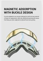 Gafas de Nieve Photochromáticas KAPVOE Máscara de Esquí y Snowboard con Lente Anti-Niebla UV400 para Hombres y Mujeres Gafas de Sol Deportivas y al Aire Libre - details 5