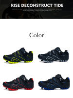 Zapatos de ciclismo Unisex para hombre, zapatillas de deporte de velocidad, botas planas para ciclismo de carretera, pedales con Clip, zapatillas para bicicleta de montaña Spd - details 5