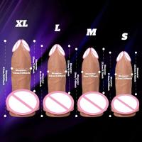Leten-consolador realista grande para mujer, pene enorme, penetración, tapón Anal, correa, Vagina Sexy para adultos, orgasmo, masturbación, Juguetes sexuales para mujer 18+ - details 2