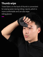 WEST BIKING-guantes de ciclismo reflectantes para hombre y mujer, manoplas de medio dedo para deporte, gimnasio, Fitness, bicicleta de carretera y montaña, Verano - details 9