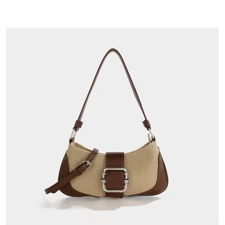 Bolso de hombro vintage exquisito para las axilas, bolso cruzado - 1