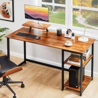 Escritorio de Computadora con Estantes Reversibles Mesa de Oficina para Ahorro de Espacio - details 31
