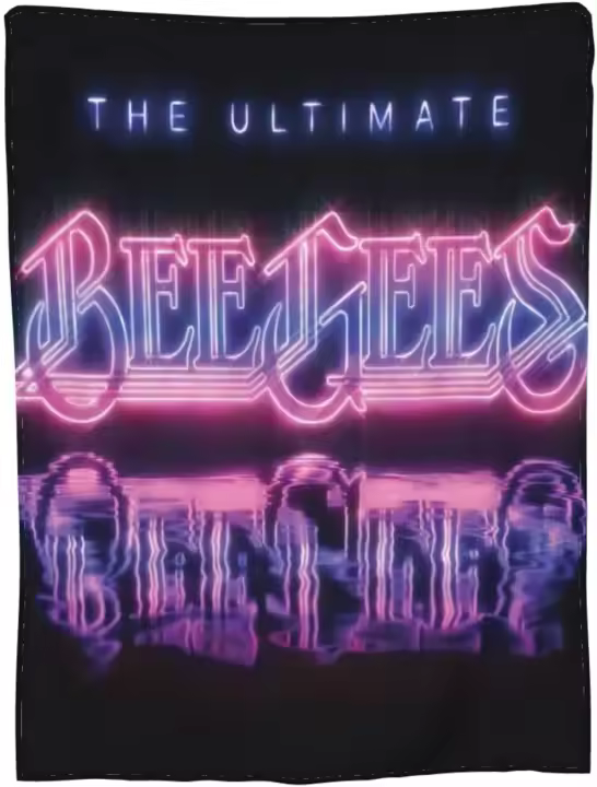 Bee Rock Gees Music Band Ultimate Throw Blanket, mantas suaves y acogedoras, decoración para cama, sofá, sala de estar, viajes al aire libre - 1