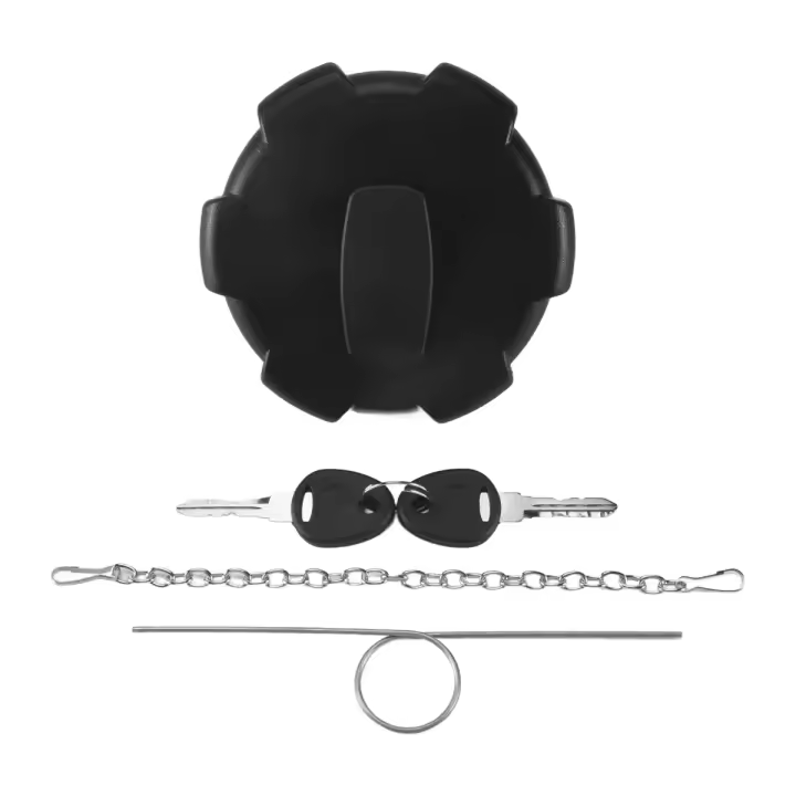 Piezas exteriores de automóviles con estilo de coche, tapa de tanque de combustible, tapa de gasolina para camión Volvo 20392751   /04 con cerradura con llave - 1