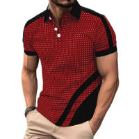 Polo de verano camisa de polo deportiva de moda para hombre con botones - details 1