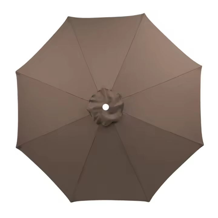 Toldo de repuesto para sombrilla de Patio, sombrilla de mercado para mesa al aire libre, color marrón - 1