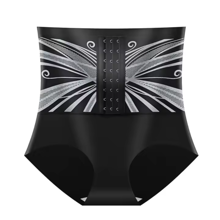 Bragas moldeadoras adelgazantes de cintura alta, ropa moldeadora, entrenador de cintura posparto, moldeador de cuerpo, hebilla, bragas de levantamiento de glúteos contractantes del vientre - 1