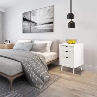 Mueble de Maquillaje con Espejo 5 Cajones, 1 Mesita, Tamaño 80x40x125cm - details 7