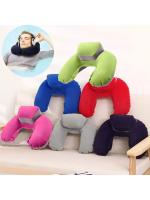Almohada inflable para viaje en avión, cojín para cuello, cabeza, Barbilla, siesta, Oficina - details 10