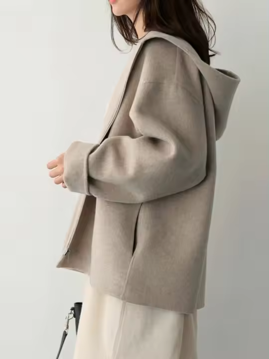 Chaquetas con capucha de moda para mujer, abrigos de invierno - 1