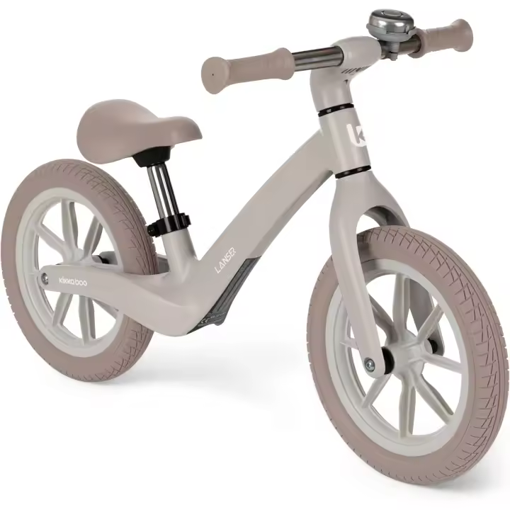 Bicicleta Sin Pedales LANSER, Bici Niño 2 Años, Bicicleta Equilibrio, Desde 2 hasta 6 años, Ultraligera, Sillín Ajustable, Beige - 1