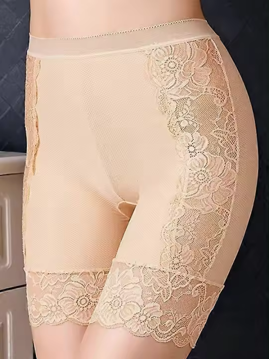 Pantalones cortos antideslizantes para debajo de los vestidos Ropa interior antirozaduras para mujer BSSM - 1