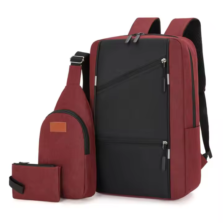 Mochila para Laptop de 15.6 pulgadas para Hombre Impermeable con Puerto de Carga USB Mochila de Negocios de Verano Resistente al Desgaste con Dacron Forro de Nylon - 1