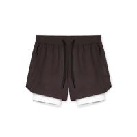 Pantalones Cortos de Nylon con Bolsillo Ideal para Entrenamiento Muscular y Correr 2 en 1 Deportiva - details 5
