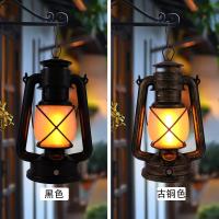 Lámpara de escritorio LED atmósfera decorativa luz retro llama caballo lámpara acampar al aire libre - details 2