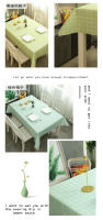 Mantel de planchado a cuadros de PVC, impermeable y a prueba de aceite, no lavable, tapete para mesa de centro, mantel para dormitorio - details 7