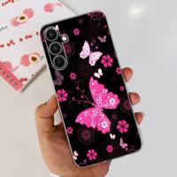 Funda de teléfono con diseño de mariposa y pantera para Samsung, carcasa trasera suave y transparente para móvil Samsung Galaxy A54, 5G, SM-A546B - details 8
