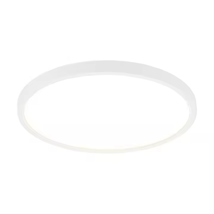 CBJKTX Luz de Techo LED 24W 4000K 30cm Dormitorio Diámetro Plano Lámpara de Cocina Redonda Blanca Baño para Pasillo de baño - 1