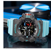 Reloj militar para hombre, resistente al agua, con manecillas luminosas, digital, pulsera de goma, deportivo, 50M, 8043 - details 17