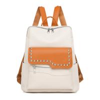 Mochila retro de cuero suave para mujer, nuevo estilo, moderna mochila de moda para damas, mochila escolar de gran capacidad - details 1