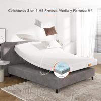 180 x 200cm, Espuma Fría con Puntos Elásticos, Colchón 2 en 1, con Funda de Microfibra Lavable - details 3