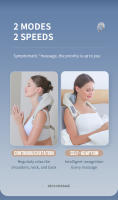 Masajeador eléctrico para cuello y espalda, almohada de masaje inalámbrica para cuello y hombros, chal relajante para músculos de la espalda y cervicales - details 9