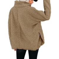 Jersey de cuello alto para mujer, sudaderas, tops de otoño e invierno - details 2