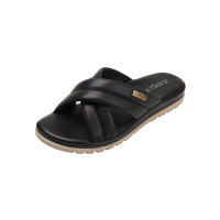 Sandalia 2025 novedad de verano, chanclas suaves para mujer para usar en vacaciones, Sandalias planas informales de suela gruesa - details 1