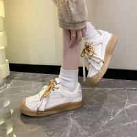 Zapatos informales De malla para mujer, zapatillas Retro transpirables De suela gruesa, De entrenamiento, para verano - details 6