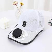 Sombrero transpirable con sombrero solar para protección solar al aire libre, ventilador recargable por USB, gorras de béisbol, protector solar de verano, 1 ud. - details 8