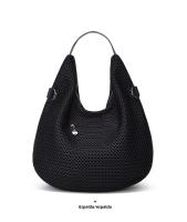 Bolso de malla vintage bolso de hombro de gran capacidad estilo punk remaches - details 13