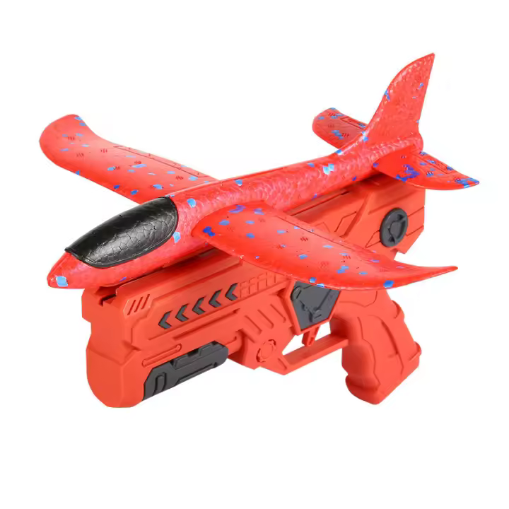 Juguete de disparo de avión, avión de color aleatorio, juguete de tiro al aire libre para niños - 1