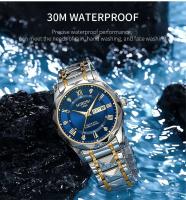 Reloj Deportivo de Lujo NIBOSI Reloj de Pulsera de Cuarzo de Acero Inoxidable Función de Calendario - details 8