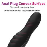 Leten Iatable consolador Anal Plug anillos de silicona suave para productos para adultos mujeres hombres parejas dilatador de trasero expansor juguetes sexuales caliente - details 10