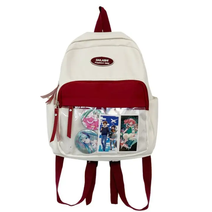 Mochila Transparente de Nylon Resistente al Desgaste, Para Alimentos Frescos y Dulces, Con Cremallera, Para Verano 2025 - 1