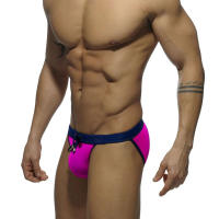 Calzoncillos de baño triangulares para hombre, bañador Sexy, pantalones cortos de playa, bañador Sexy, Bañador estampado para surf - details 10